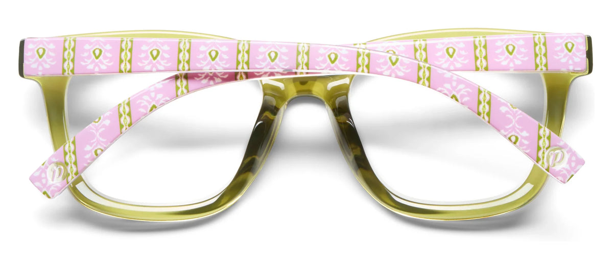 Peepers x Laura Park | To the Max | Green/Rosemary Stripe Pink