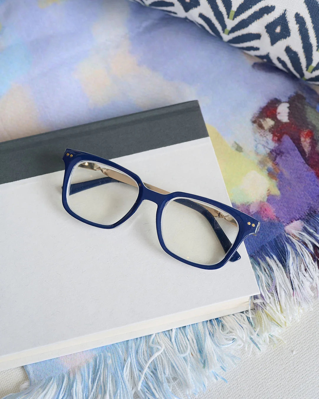 Peepers x Laura Park | Side Bar | Navy/Rosemary Strip Indigo
