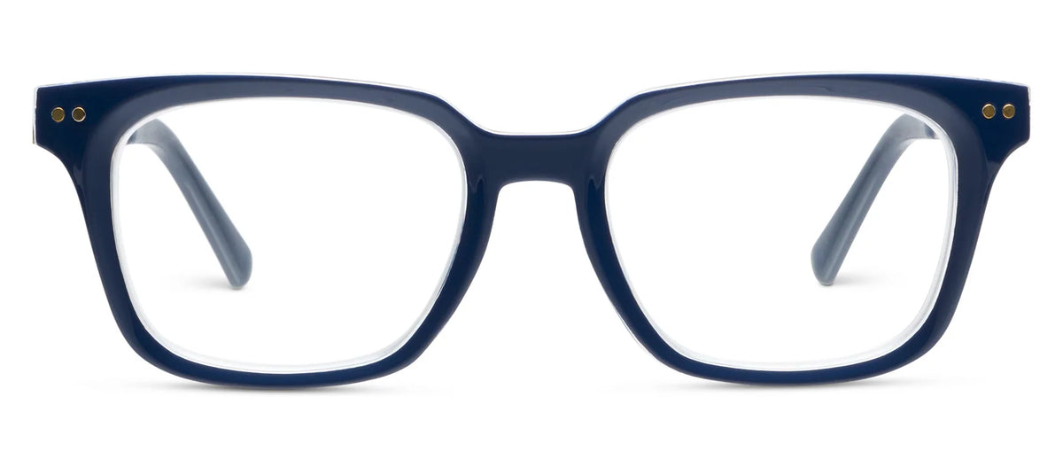 Peepers x Laura Park | Side Bar | Navy/Rosemary Strip Indigo