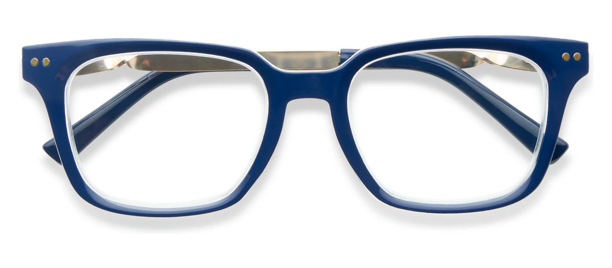 Peepers x Laura Park | Side Bar | Navy/Rosemary Strip Indigo