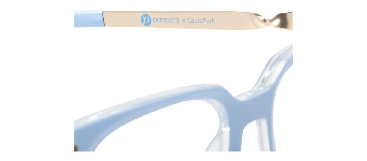 Peepers x Laura Park | Side Bar | Light Blue/Rosemary Strip Lavender