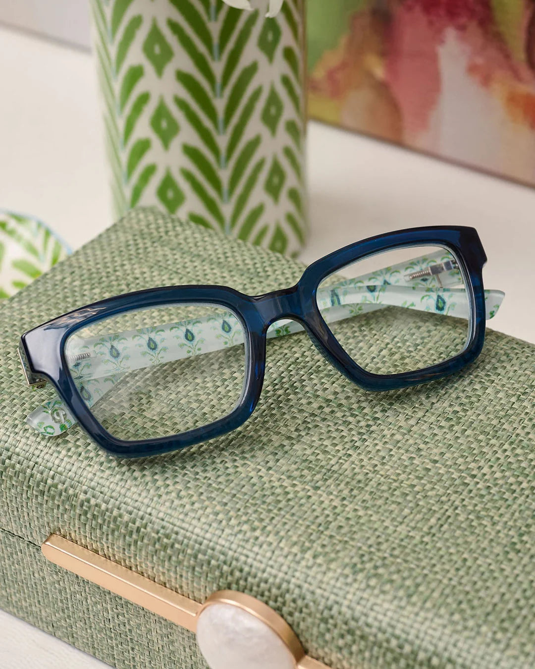 Peepers x Laura Park | Siren | Deep Blue/Rosemary White