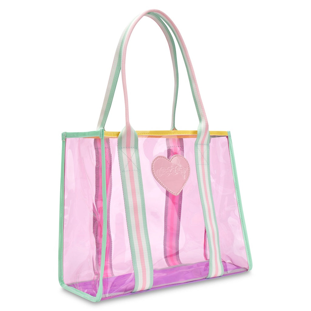 Tote | Color Block Clear