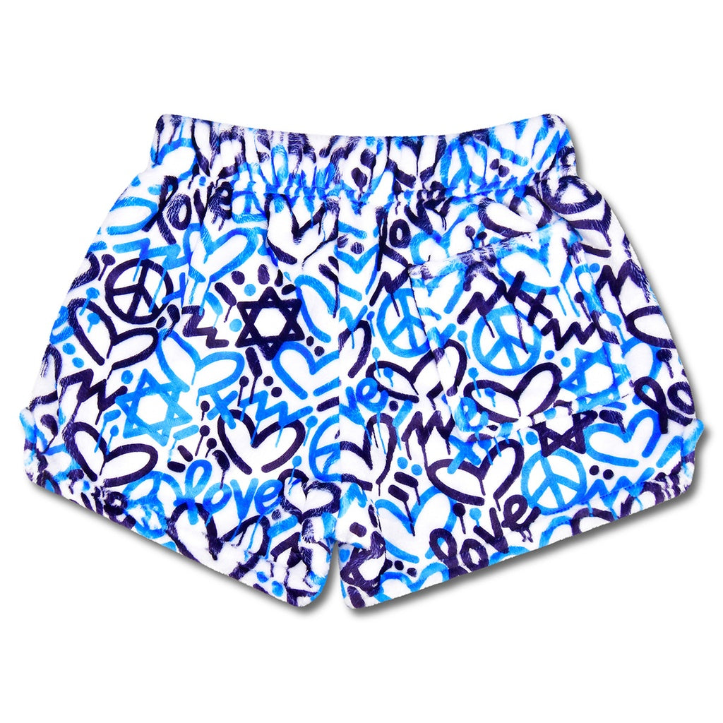 Corey Paige Bright Star Plush Shorts (X-Small - 4- 6)