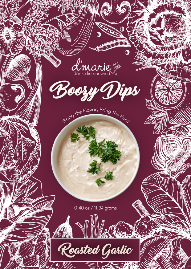 Boozy Dips | Roasted Garlic