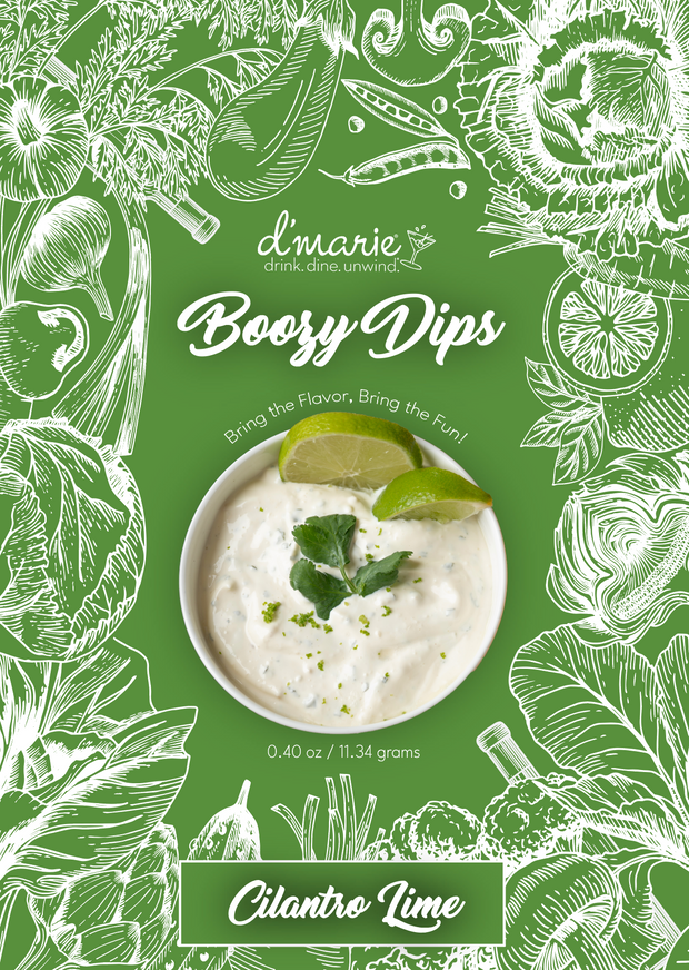 Boozy Dips | Cilantro Lime