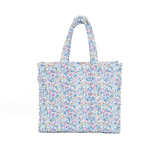 Quilted Go Go Tote | Bridgehampton Floral
