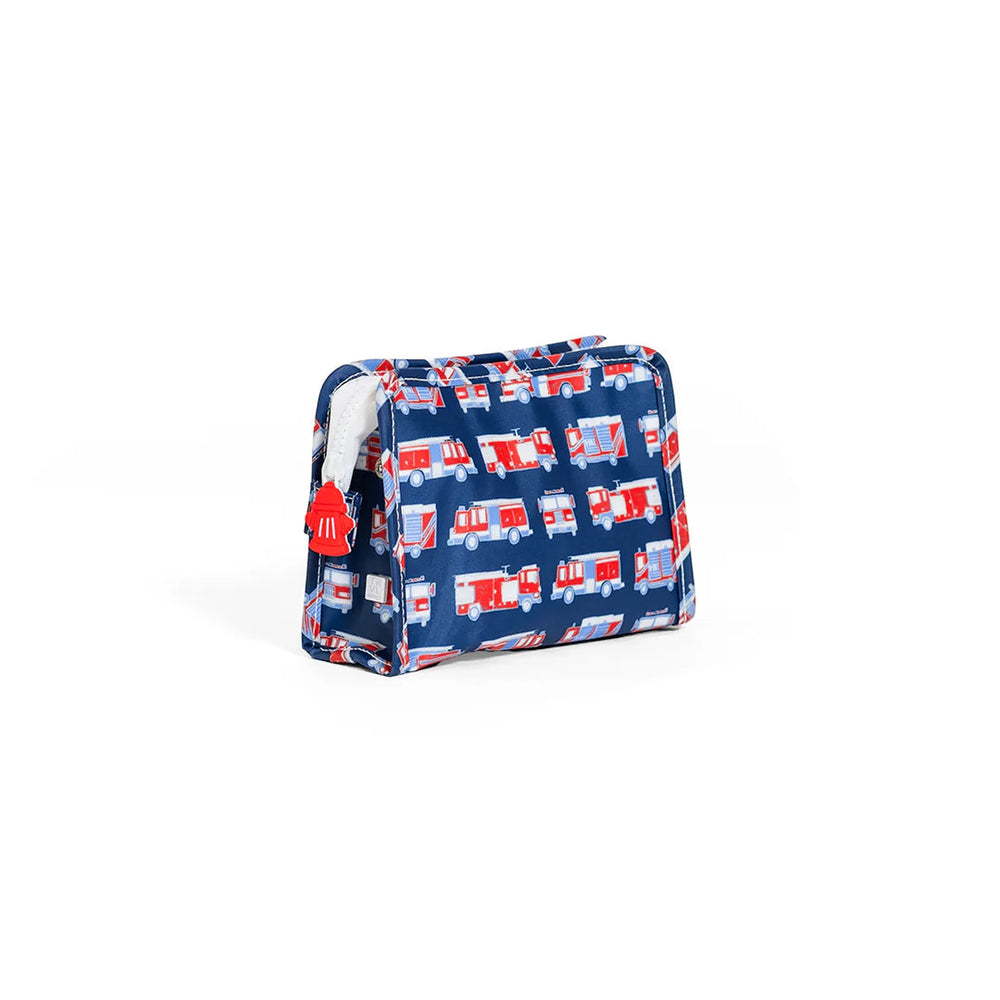 Small Roadie Zip Pouch | Fire Engines