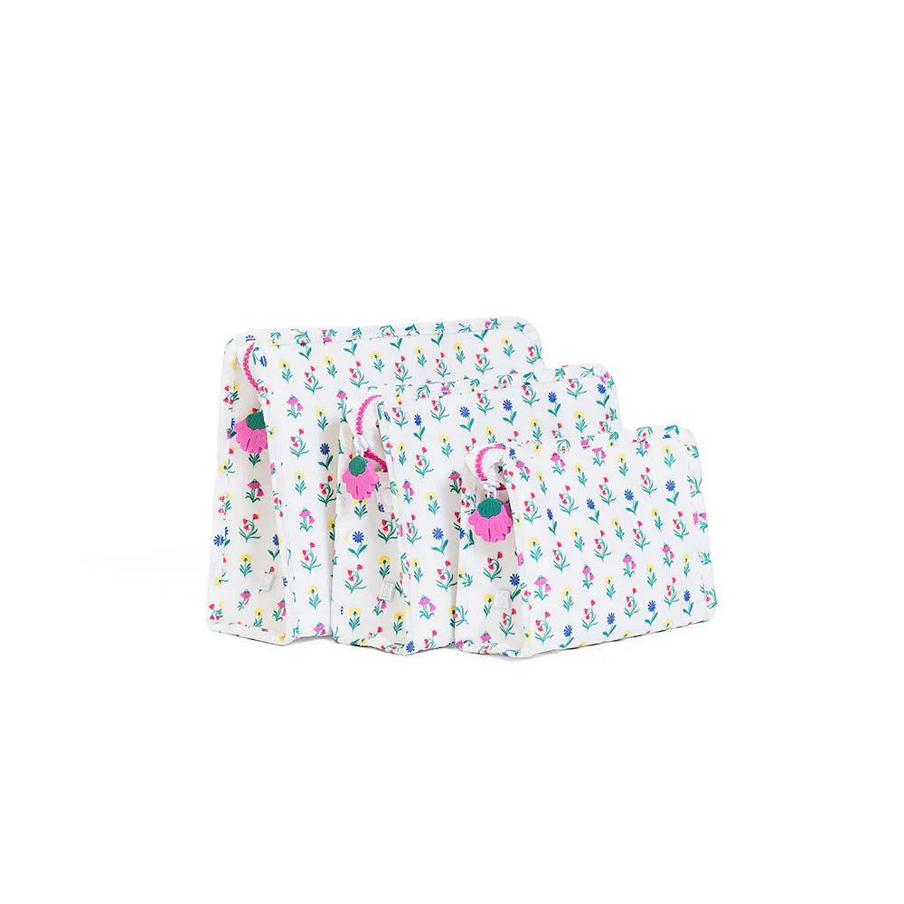 Medium Roadie Zip Pouch | Wild Flower