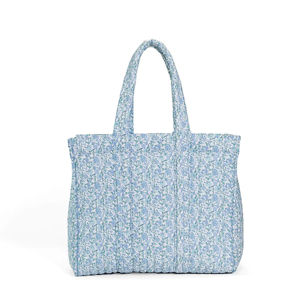 Quilted Go Go Tote | Hamptons Floral