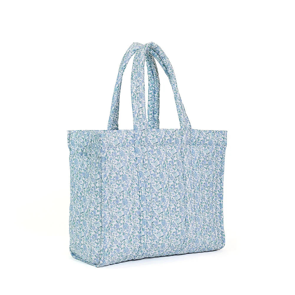 Quilted Go Go Tote | Hamptons Floral