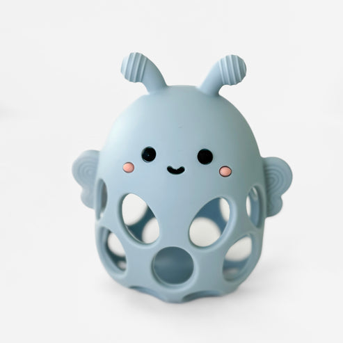 Honey Bee Teether | Powder Blue