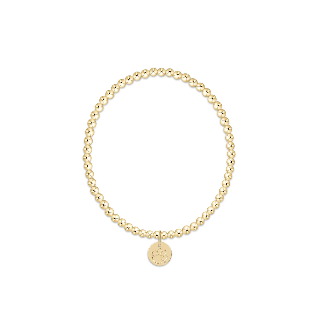 eCOLLEGIATE Gold 3mm Bracelet | Clemson