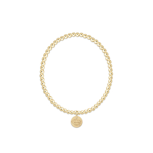 eCOLLEGIATE Gold 3mm Bracelet | Florida