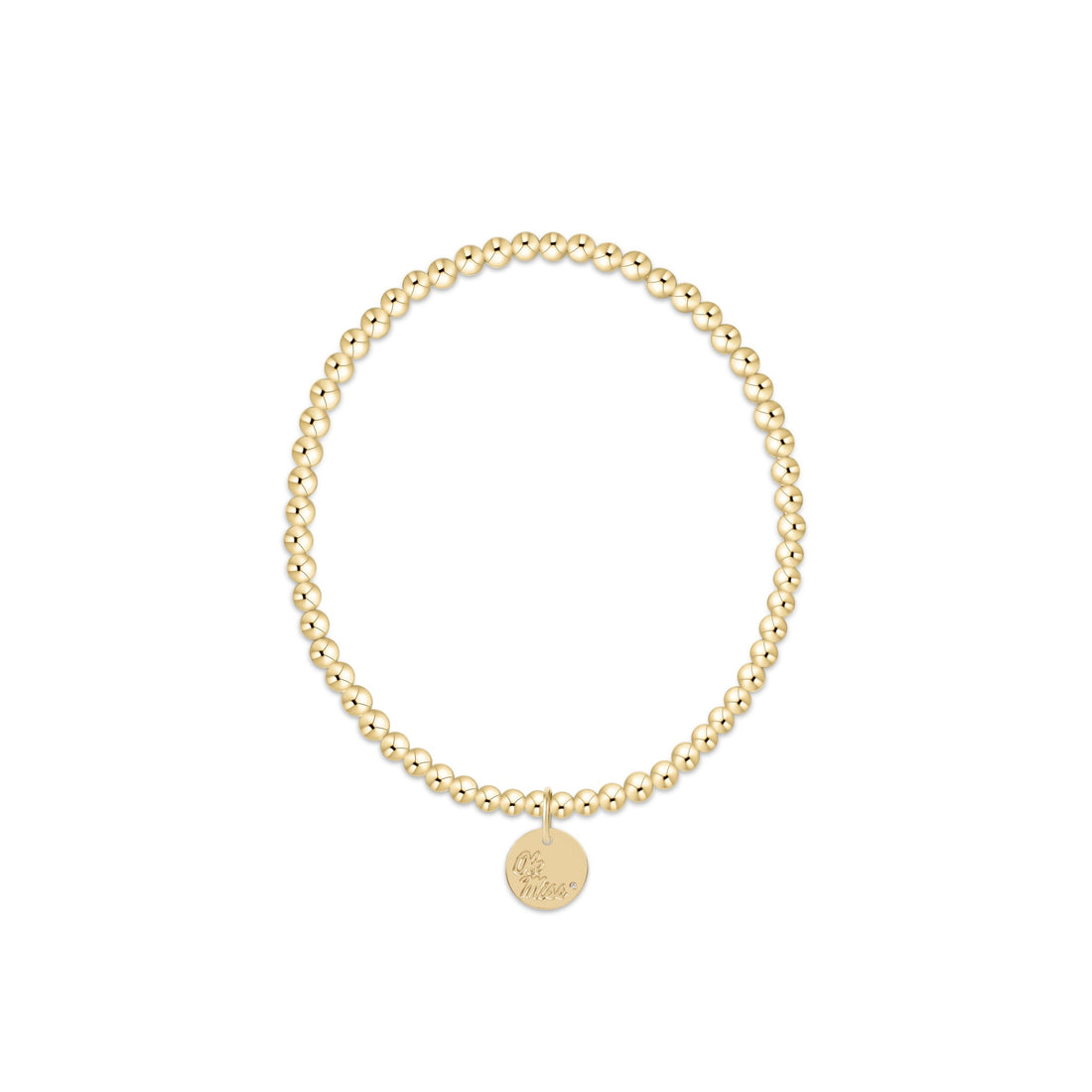 eCOLLEGIATE Gold 3mm Bracelet | Ole Miss