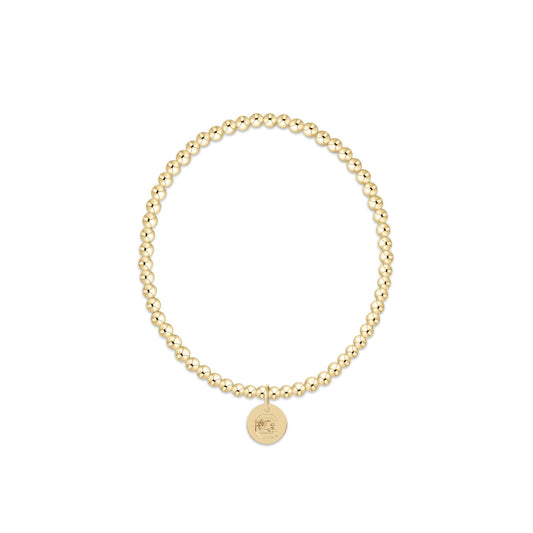 eCOLLEGIATE Gold 3mm Bracelet | South Carolina