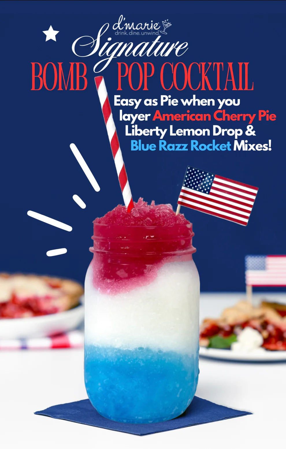 Cocktail Slush Mix | American Cherry Pie