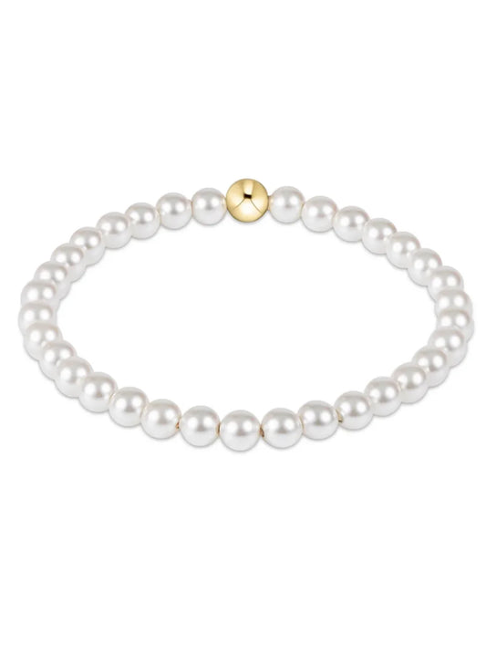 Classic Pearl 5mm Bead Bracelet