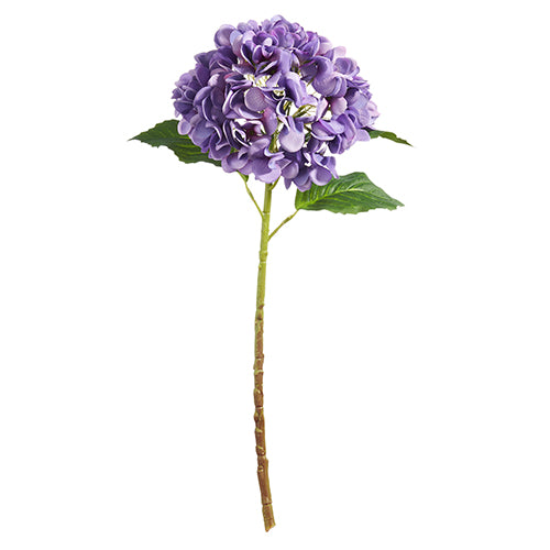 19" Real Touch Purple Hydrangea Stem