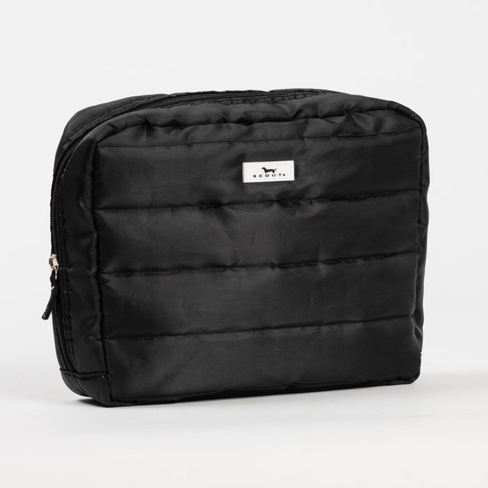 All Inclusive | Travel Organizer | Black Puffer with Green Interior