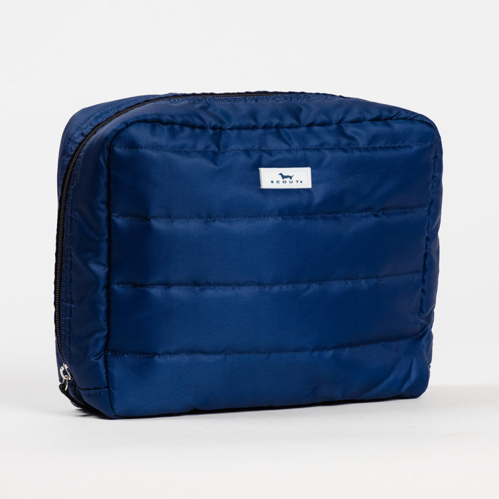 All Inclusive | Travel Organizer | Navy Puffer with Pink Interior