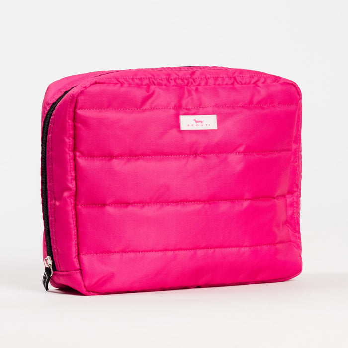 All Inclusive | Travel Organizer | Pink Puffer with Orange Interior
