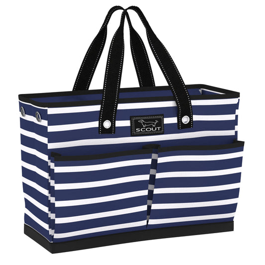 The BJ Bag | Large Pocket Tote | Nantucket Navy