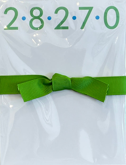 28270 Zip Code Mini Notepad - Green