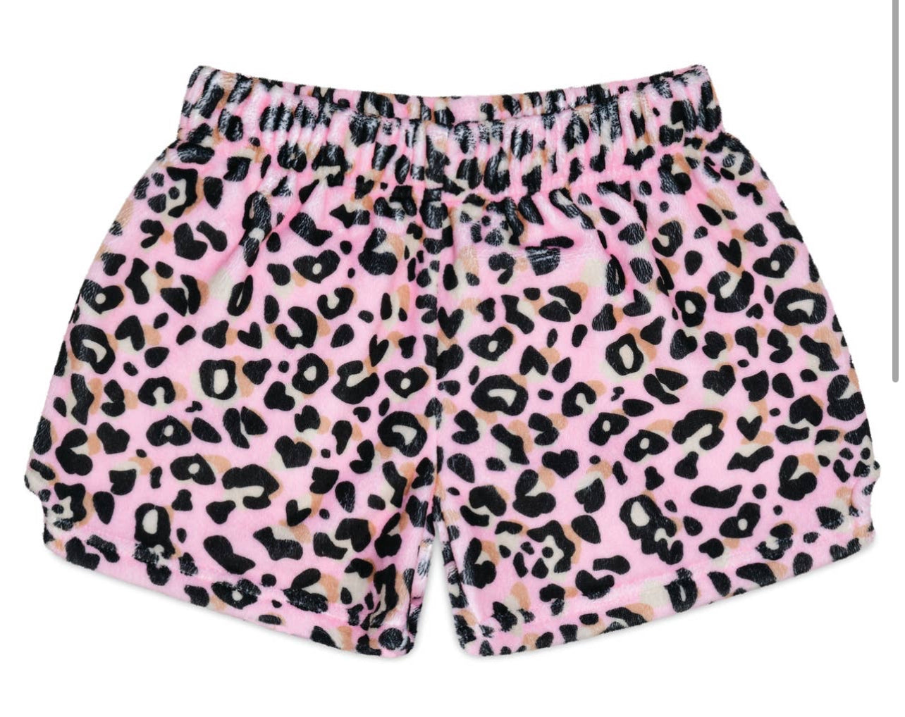 Lush Leopard Plush Shorts