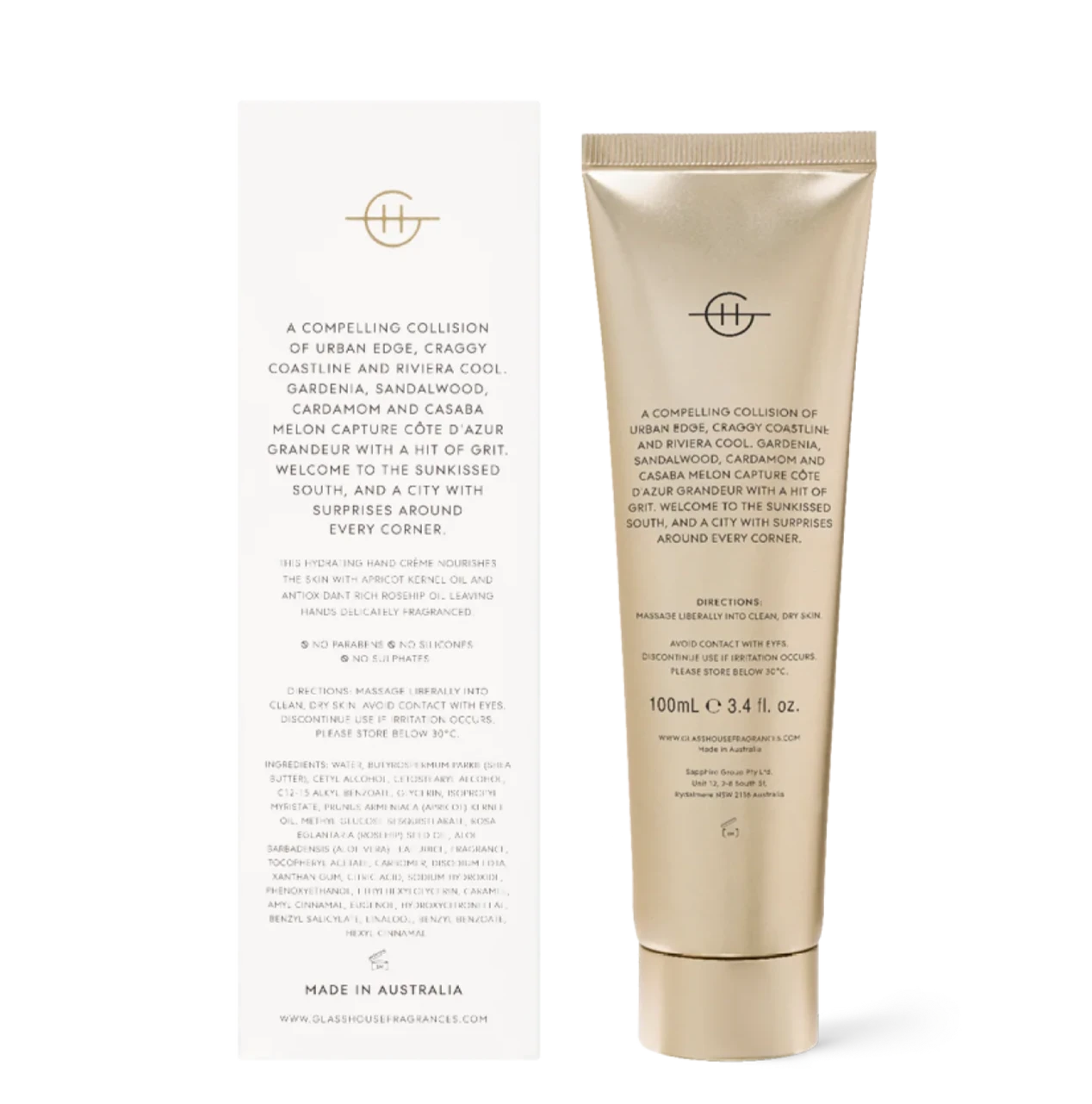 3.4 oz Hand Cream | Marseille Memoir