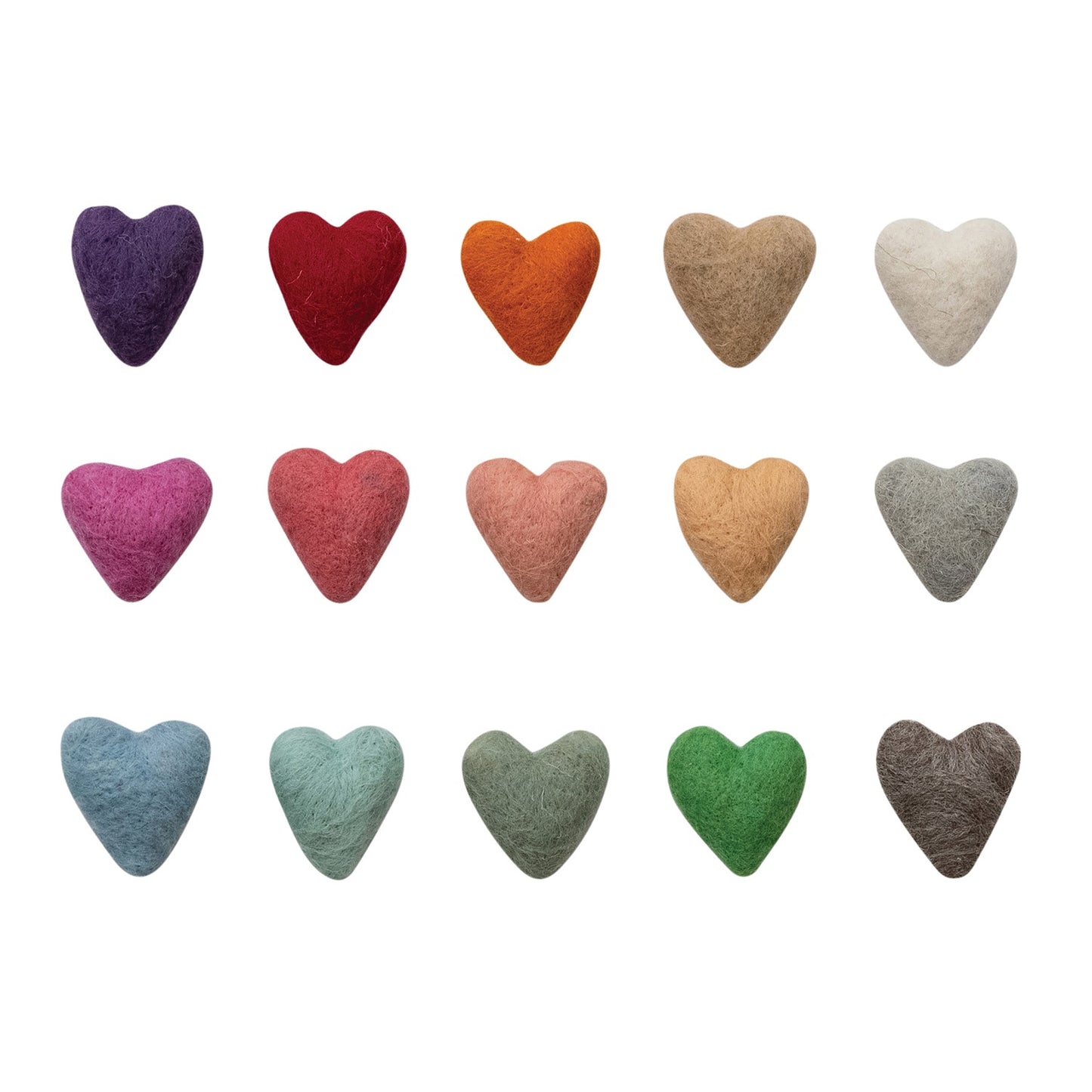 Wool Felt Heart | Assorted Colors