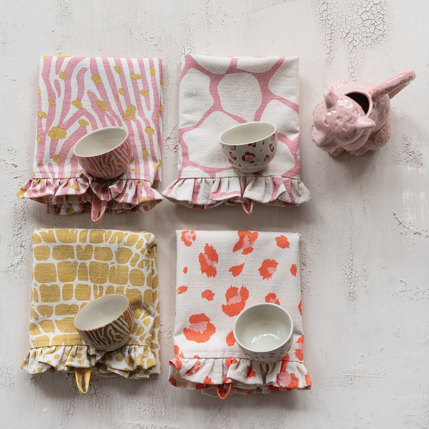 Stoneware Bowl | Animal Print | Assorted Styles