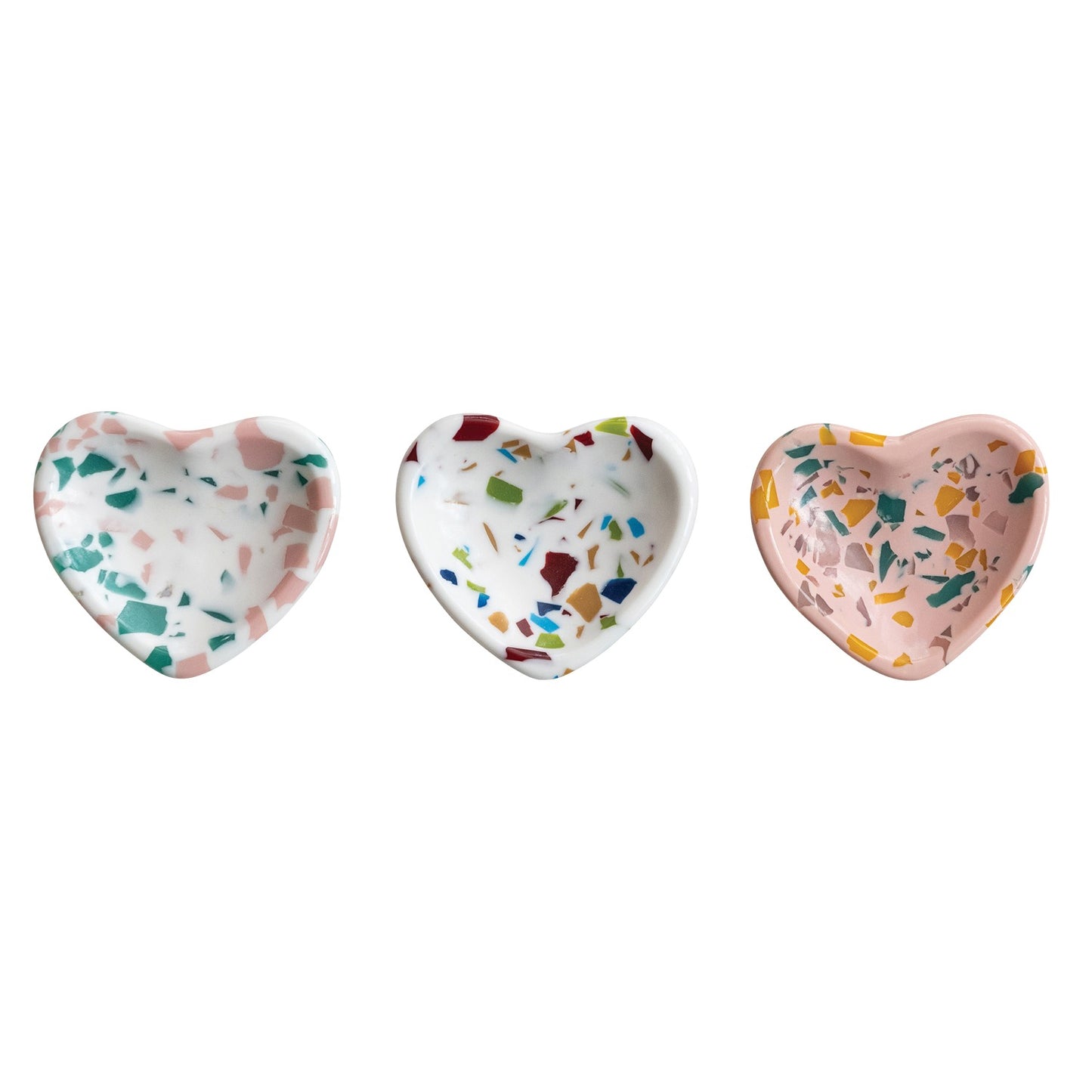 Heart-Shaped Resin Dish | Assorted Colors