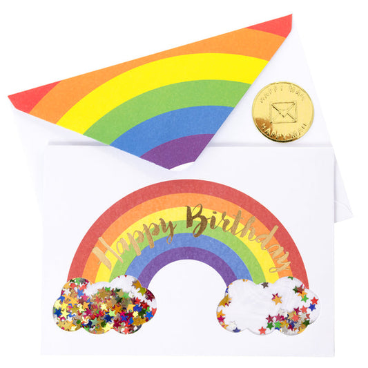Happy Birthday Rainbow Card