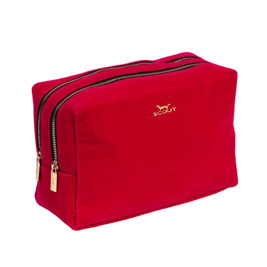 2-Way Toiletry Bag | Pink Velvet