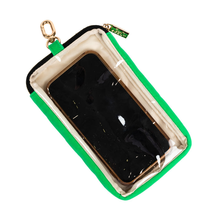 Call Me Maybe Phone Pouch | Green Velvet