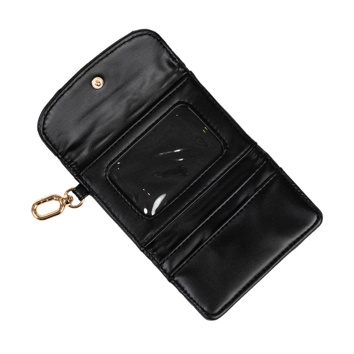 Street Cred Card Holder | Black Quilted