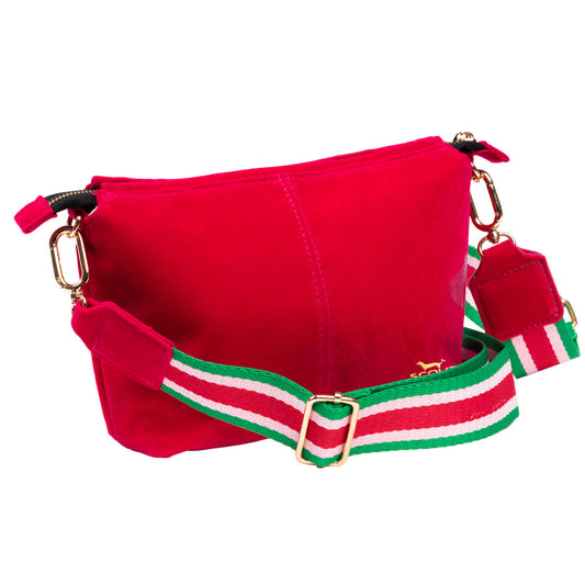 Emily Crossbody | Pink Velvet