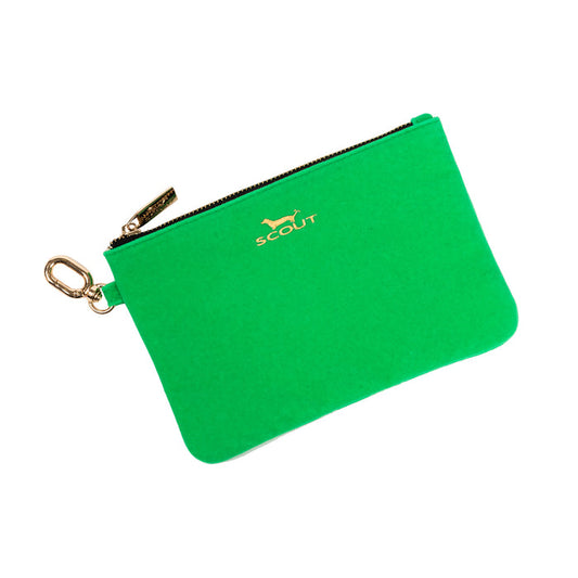 The Carly Pouch | Green Velvet