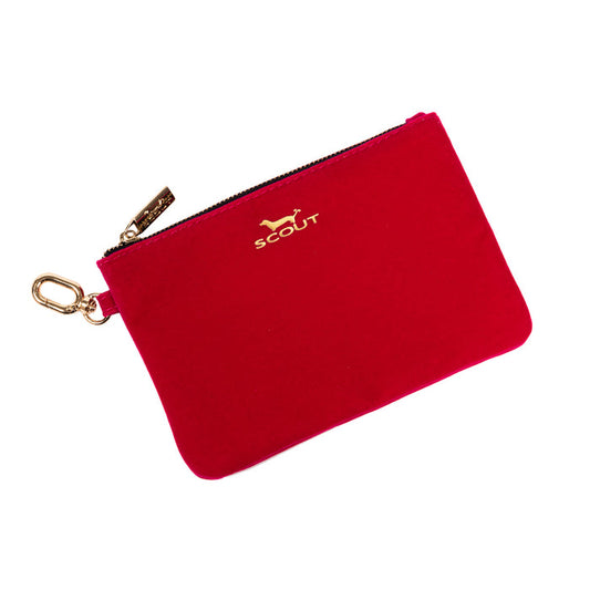 The Carly Pouch | Pink Velvet