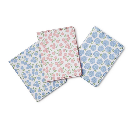 Hydrangea Print Passport Holder | Assorted Styles