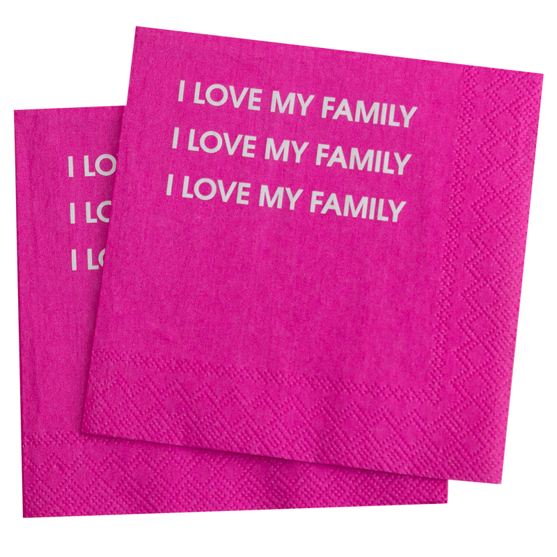 Napkins - I Love My Family