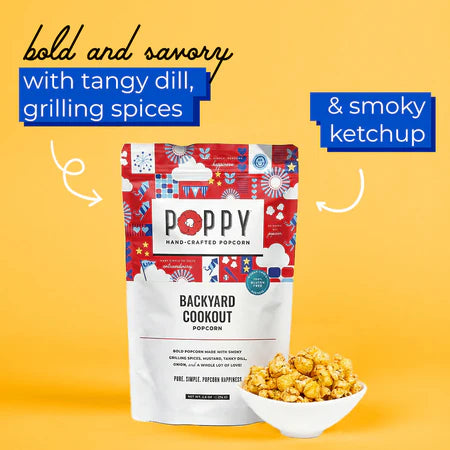 Backyard Cookout Poppy Popcorn