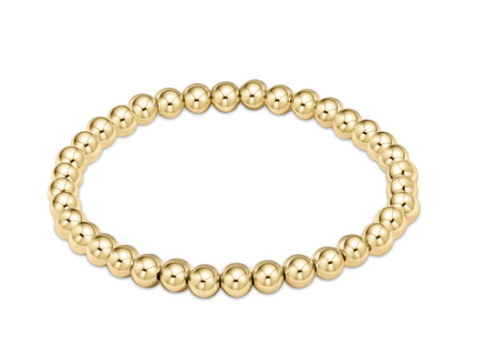 Classic Gold 5mm Bead Bracelet