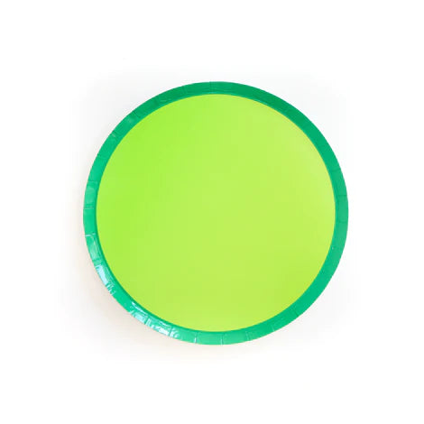 8ct Lunch Plate - Green/Teal