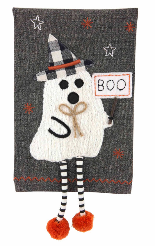 Boo Ghost Dangle Leg Towel