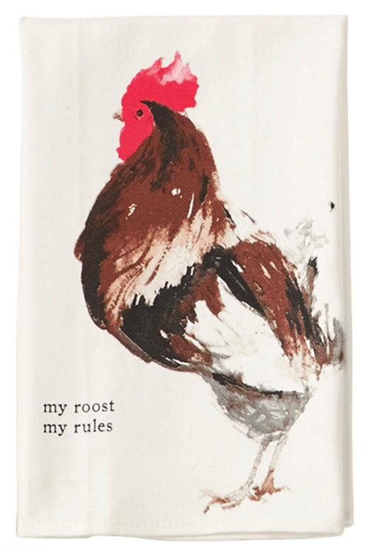 Rooster Farm Towel