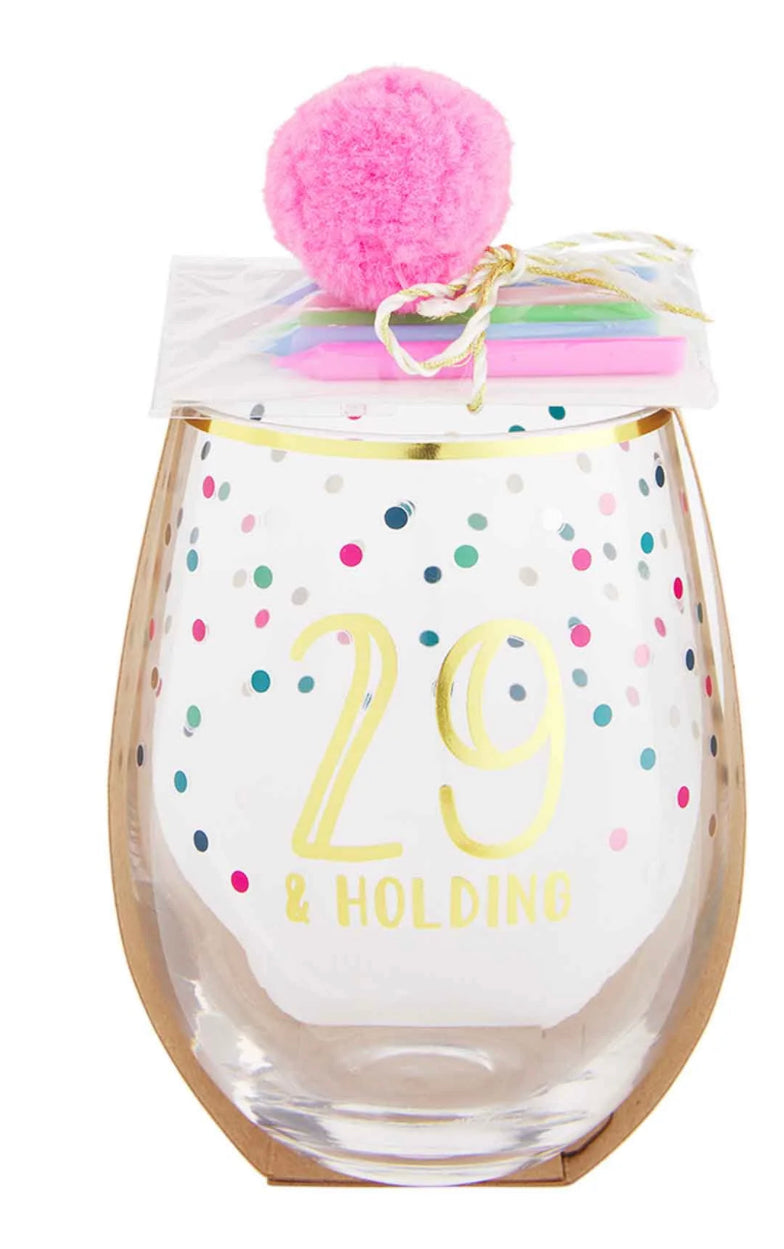 Birthday Wine Glass - 29th