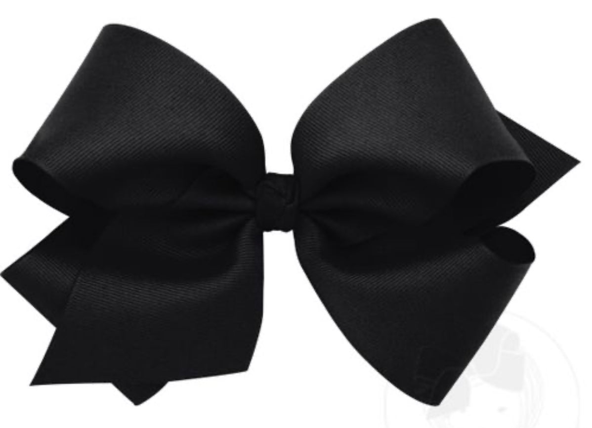 Classic | Black Grosgrain Bow