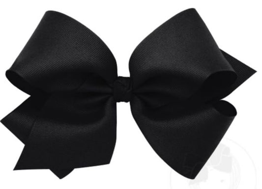 Classic | Black Grosgrain Bow